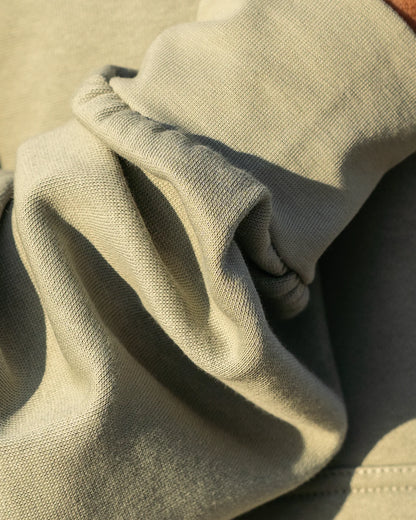 Dust Grey Organic Heavy Fleece Hoodie