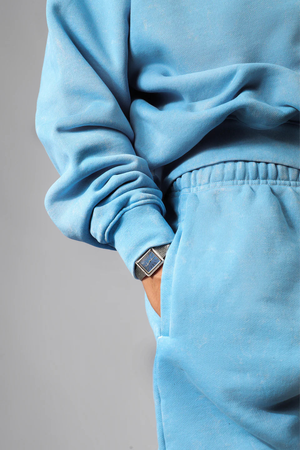 Sky Blue Rust Joggers